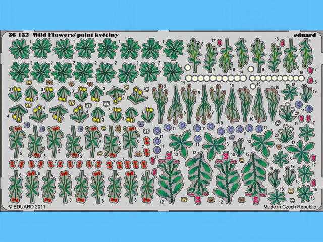 WILDBLUMEN - Grafik der Platine von der HP des Herstellers - Schmetterlinge in der rechten Hälfte der Platine (unten).