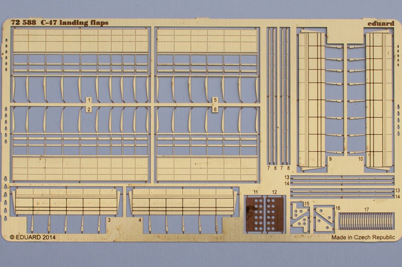 Eduard Ätzteile - C-47 Landing Flaps