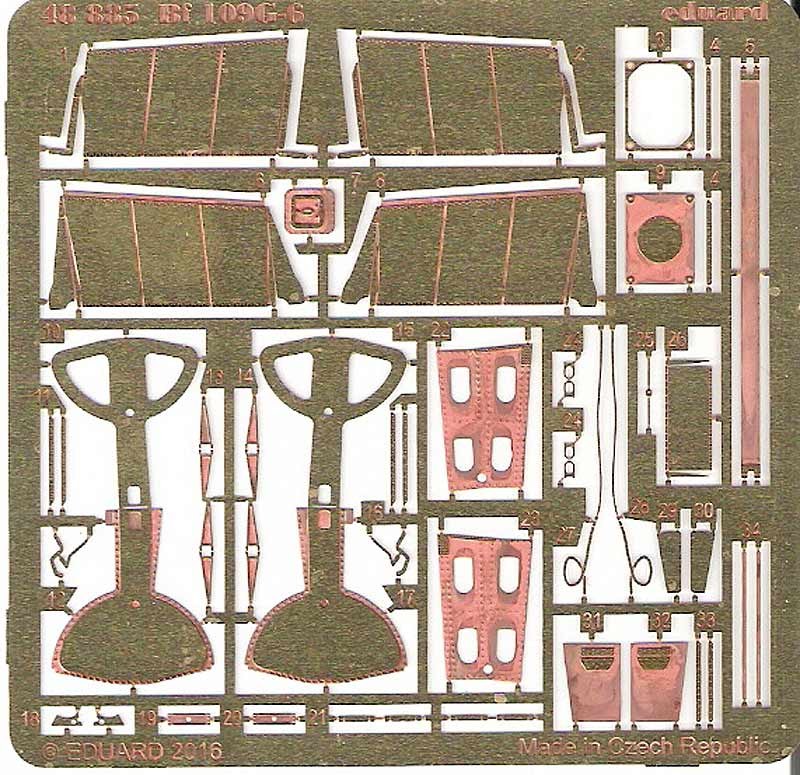 Eduard Ätzteile - Bf 109G-6