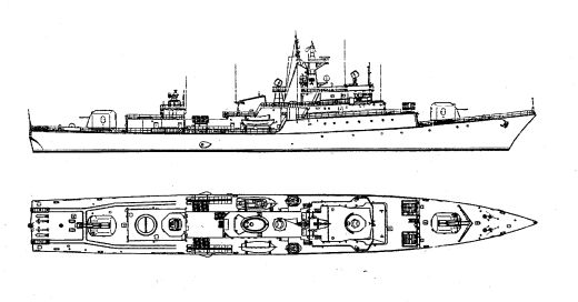 Kombrig - Reis Korfo Frigate Pr.1159T (Koni II)