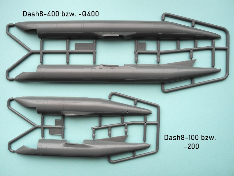 So wirken sich o.a. Größenzuwächse in 1:144 aus