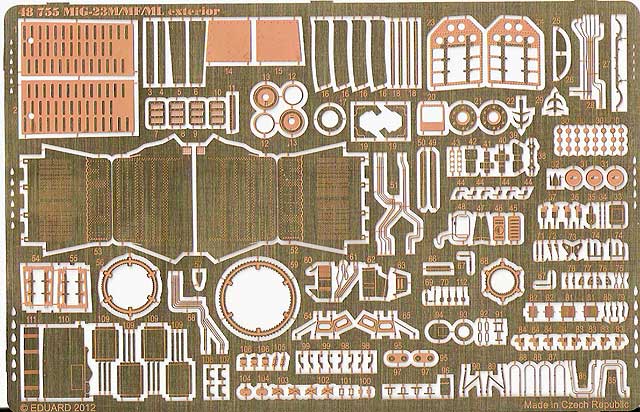 Eduard Ätzteile - MiG-23M/ML/MF exterior