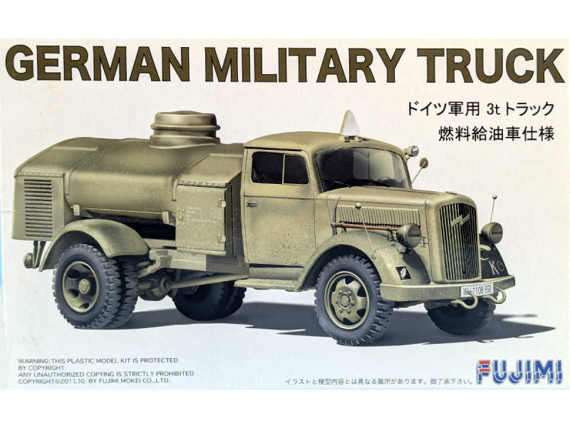 Fujimi - German Military Truck Tankwagen