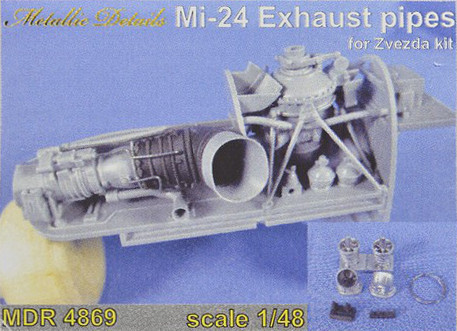 Metallic Details - Mi-24 Exhaust pipes