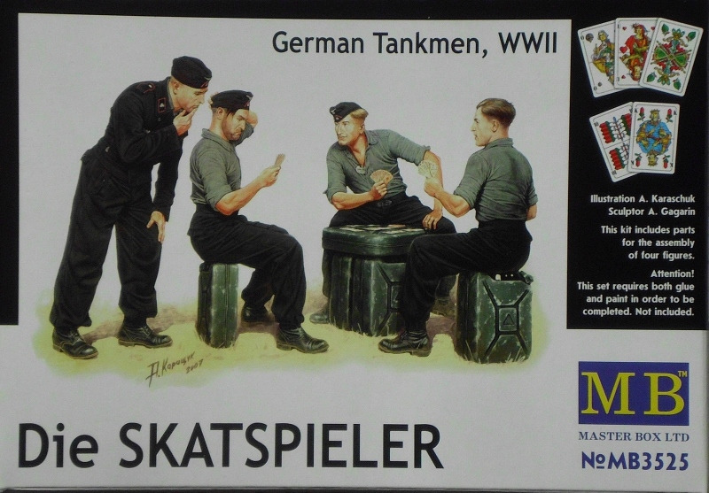 Master Box LTD - Die Skatspieler (German Tankmen, WWII)