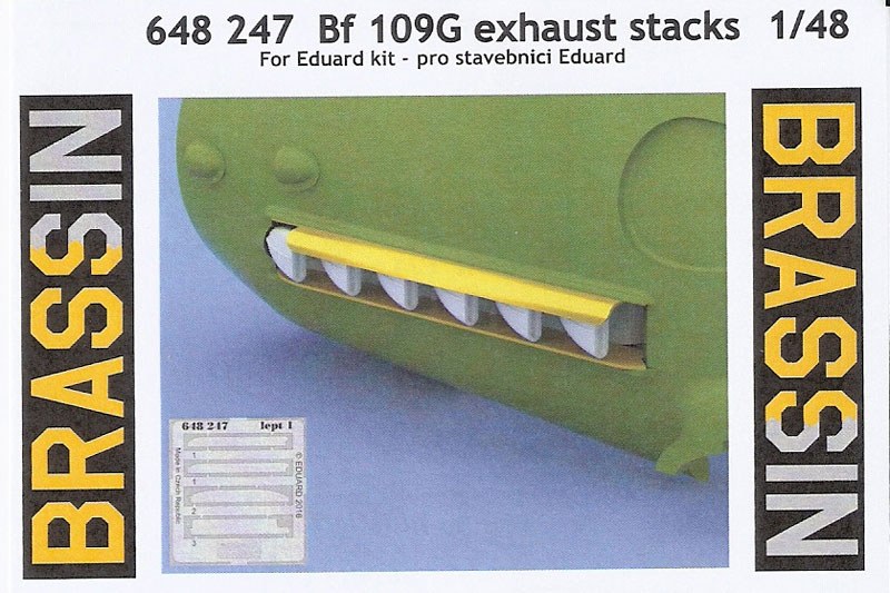 Eduard Brassin - Bf 109G exhaust stacks