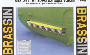Detailset: Bf 109G exhaust stacks