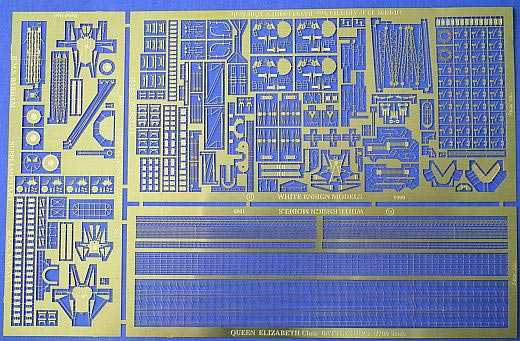 White Ensign Models - Fotoätzteilesatz für Schlachtschiffe der Queen Elizabeth Klasse