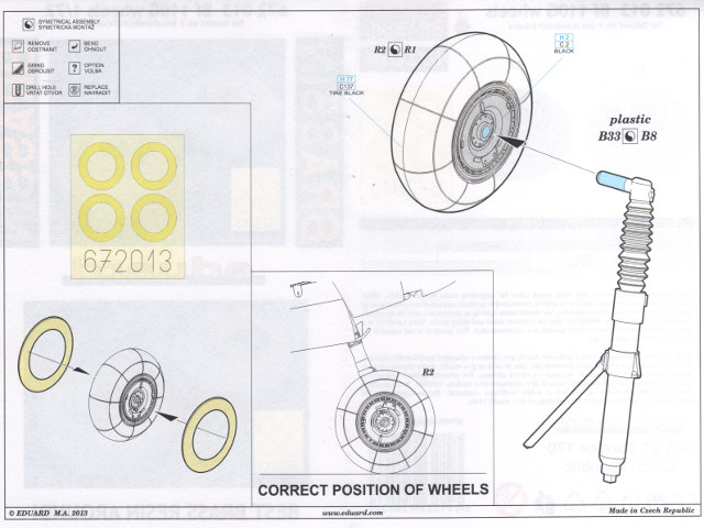 Eduard Brassin - Bf 110G wheels