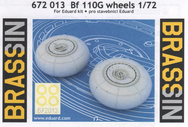 Eduard Brassin - Bf 110G wheels