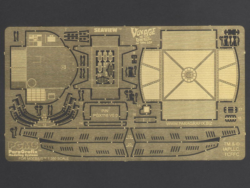 ParaGrafix Modeling Systems - Seaview Photoetched Accessory Set