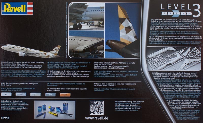 Revell - Airbus A320 Etihad Airways