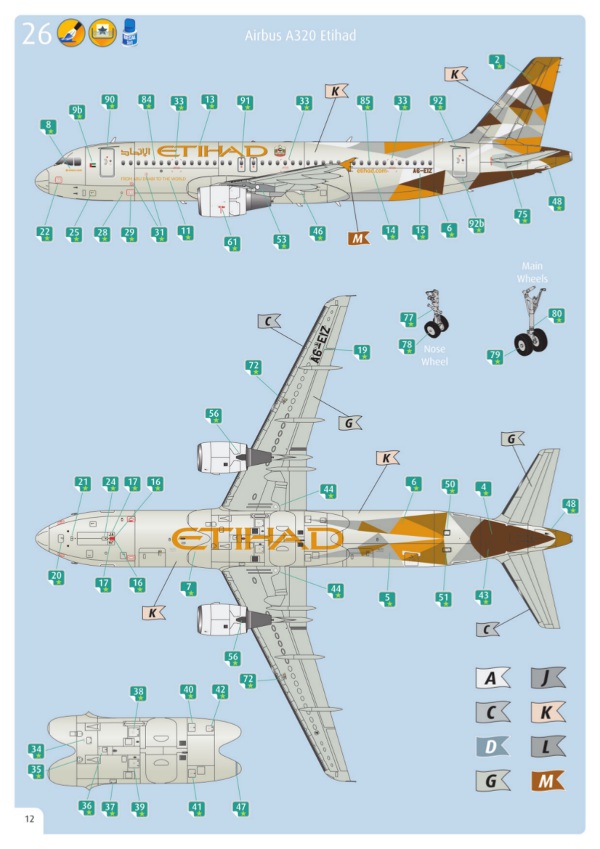 Revell - Airbus A320 Etihad Airways