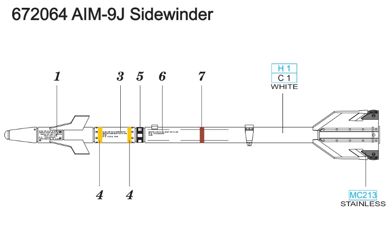 Eduard Brassin - AIM-9J Sidewinder