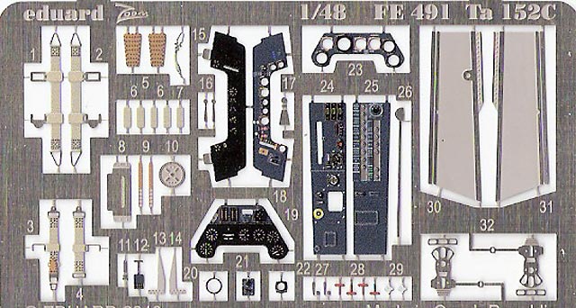 Eduard Ätzteile - Ta 152C Zoom