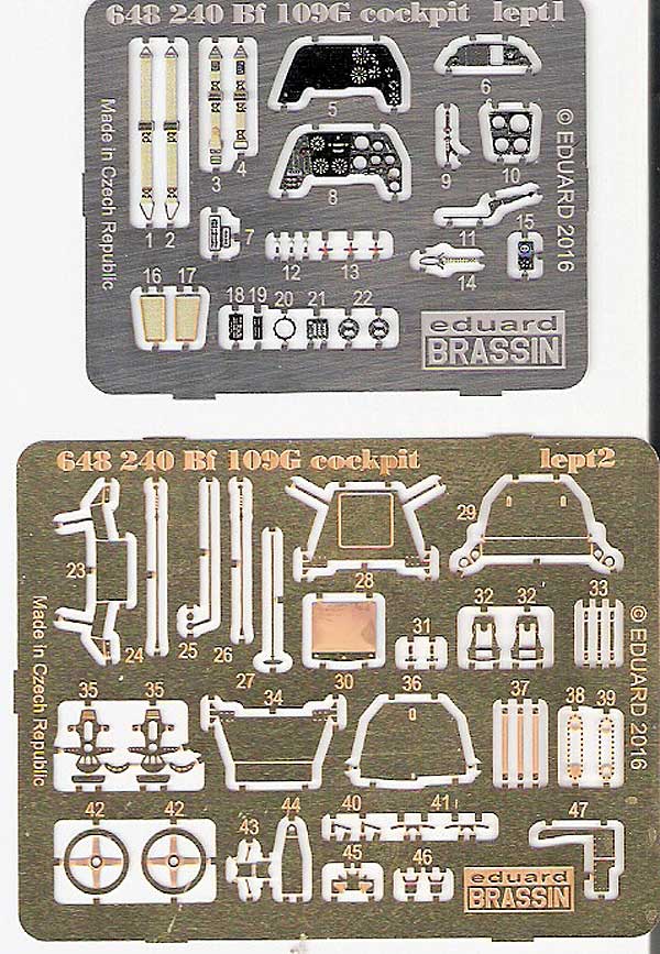 Eduard Brassin - Bf 109G-6 cockpit