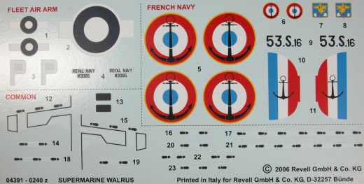 Revell - Supermarine Walrus Mk. I