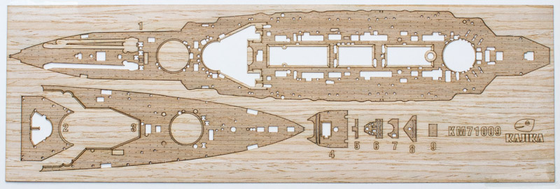 Kajika - IJN Battlecruiser Hiei Deck Sheet