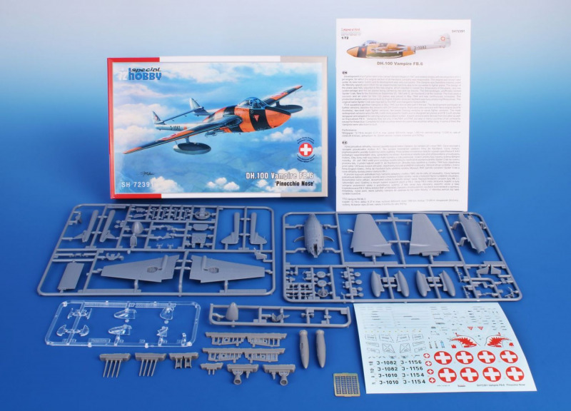 Special Hobby - De Havilland DH.100 Vampire FB.6 "Pinocchio Nose"