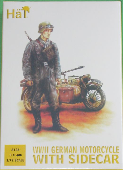 HäT - WW II German Motorcycle with Sidecar