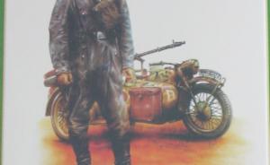 WW II German Motorcycle with Sidecar