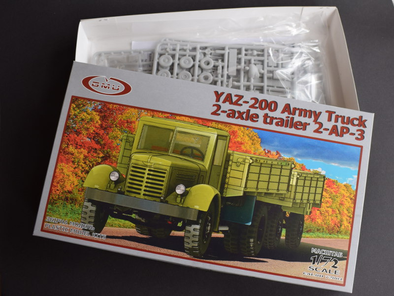 YAZ-200 Army Truck with 2-axle trailer 2-AP-3