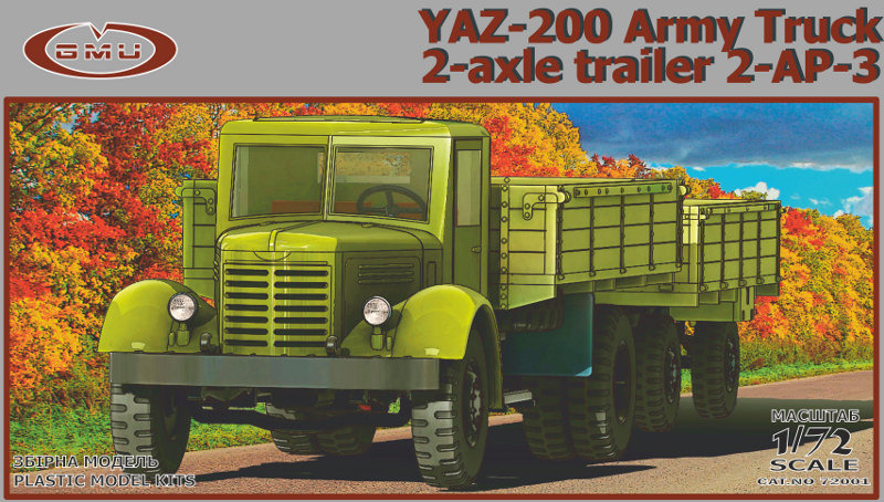 GMU - YAZ-200 Army Truck with 2-axle trailer 2-AP-3