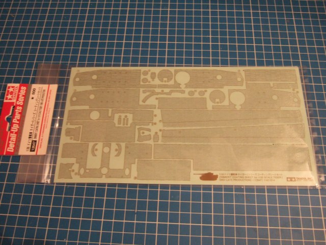 Tamiya - Zimmerit Coating Sheet for Tiger 1 (mid-late production)