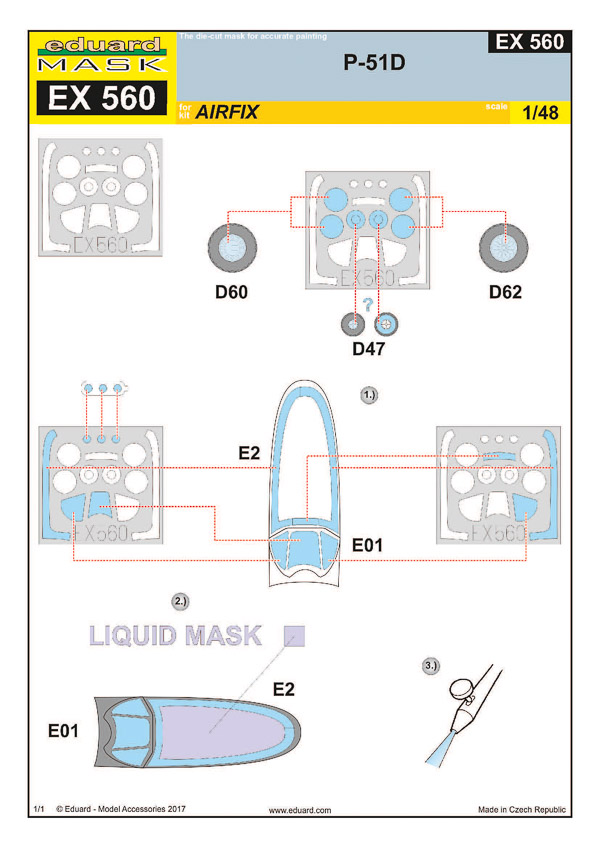 Eduard - P-51D Detail Sets Teil 3