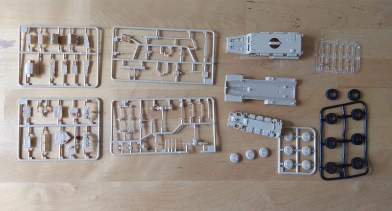 4D Puzzle Model - US Cougar 6x6 MRAP Vehicle