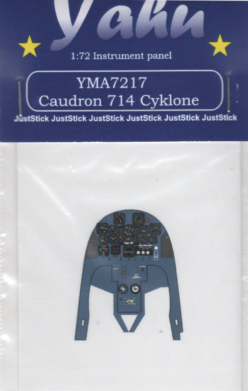 Yahu Models - Caudron 714 Cyklone Instrument Panel