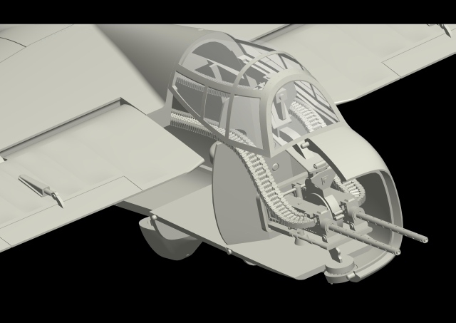 HK-Models - B-25J Mitchell The Strafer