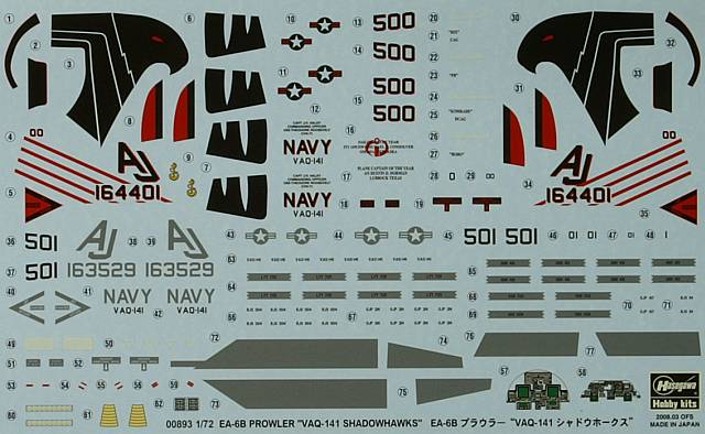 Hasegawa - EA-6B Prowler "VAQ-141 Shadowhawks"