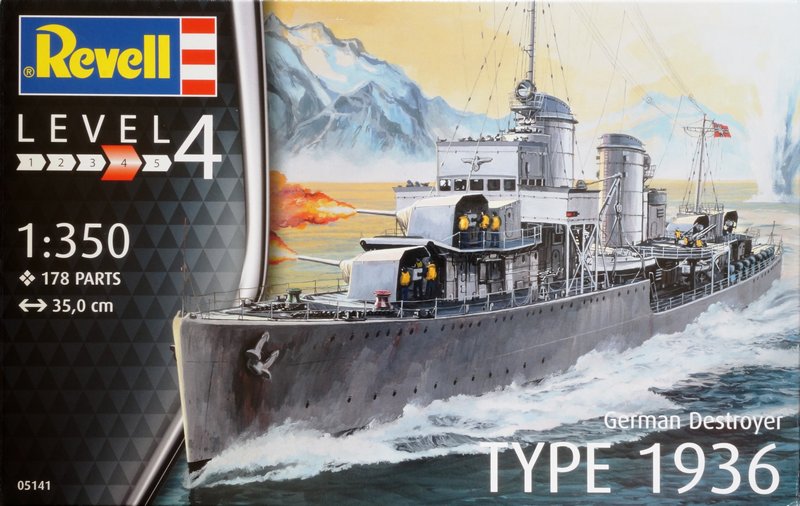 Revell - German Destroyer Type 1936