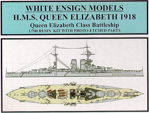 White Ensign Models - HMS Queen Elizabeth 1918