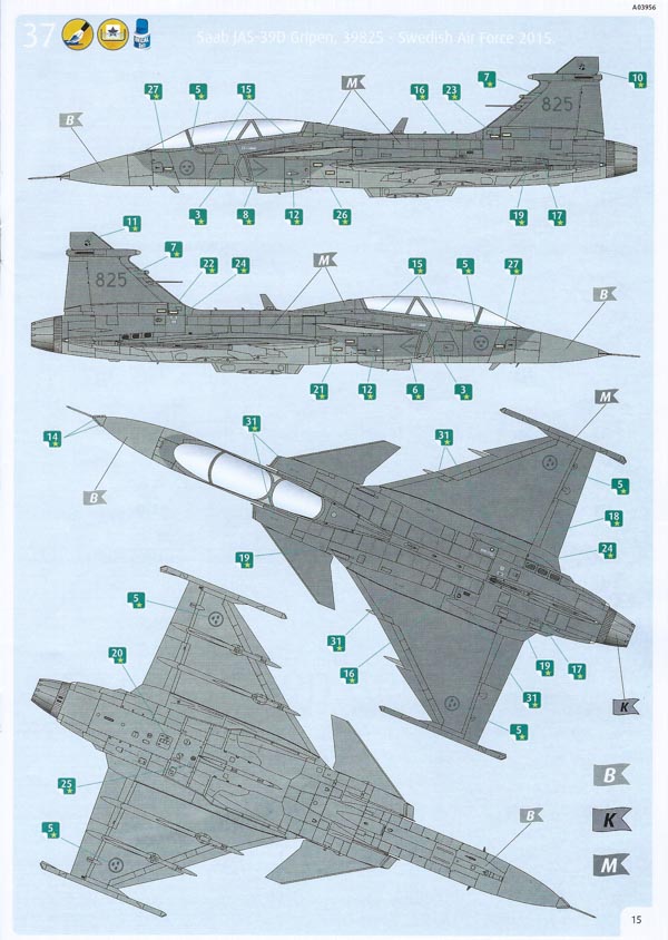 Revell - Saab JAS-39D Gripen