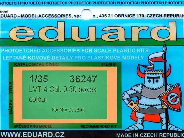 Eduard Ätzteile - LVT-4 Cal. 0.30 boxes colour