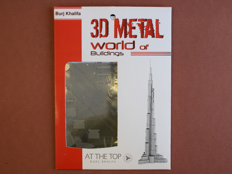3D Metal World of Buildings - Burj Khalifa