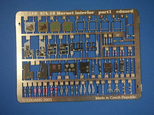 Eduard Ätzteile - F/A-18 Fotoätzteile