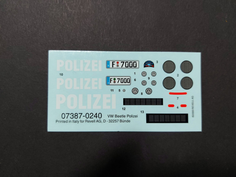 Revell - VW Beetle "Polizei"