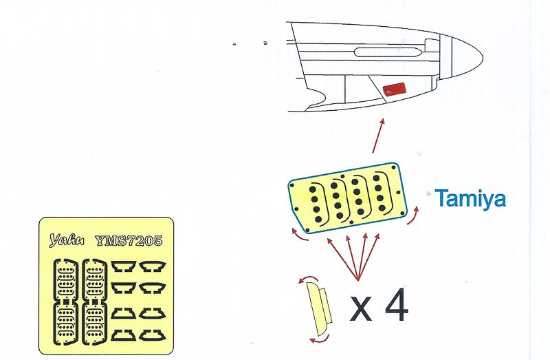 Yahu Models - P-51D/K louvers