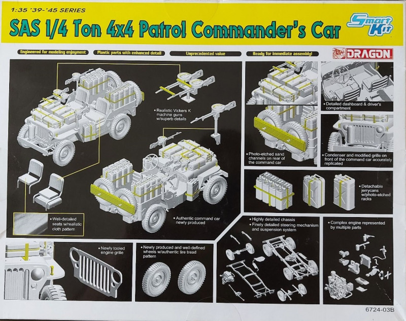 Dragon - SAS ¼ Ton 4x4 Patrol Commander´s Car