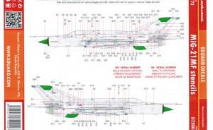 Bausatz: MiG-21MF stencils