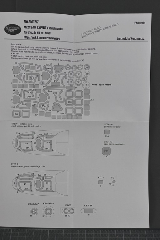 New Ware - Mi-24V/VP EXPERT masks