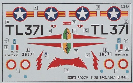 Heller - North American T-28 Trojan (Fennec)