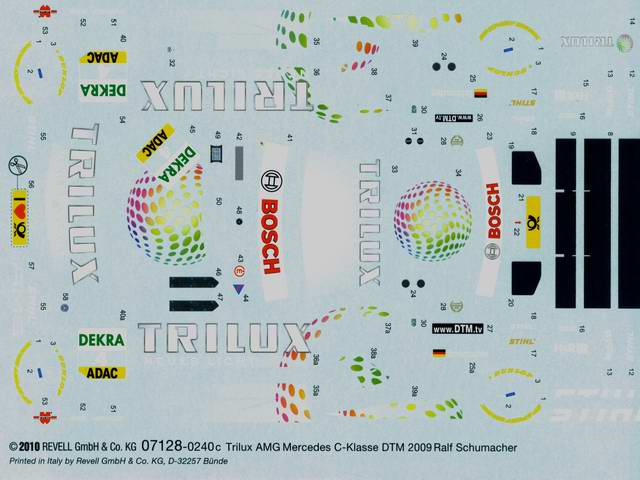 Revell - Trilux AMG Mercedes C-Klasse DTM 2009 "Ralf Schumacher"