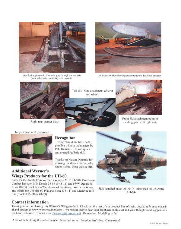 Werner's Wings - UH-60/AH-64 Skis