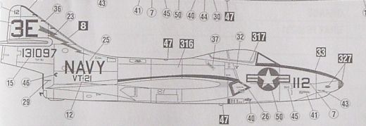 Hasegawa - Grumman F9F-8 Cougar