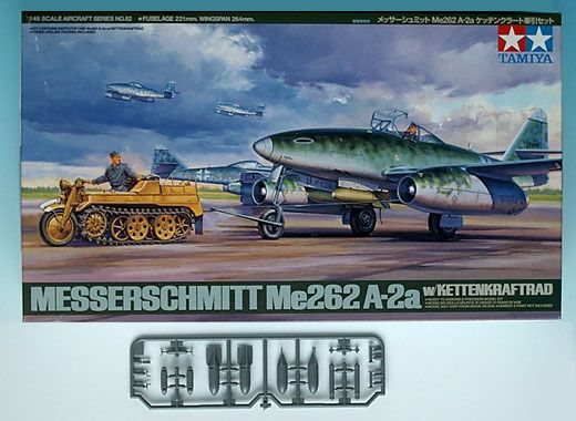 Tamiya - Me262 Bausätze von Tamiya - ein Vergleich