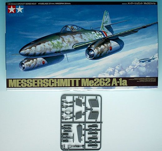 Tamiya - Me262 Bausätze von Tamiya - ein Vergleich